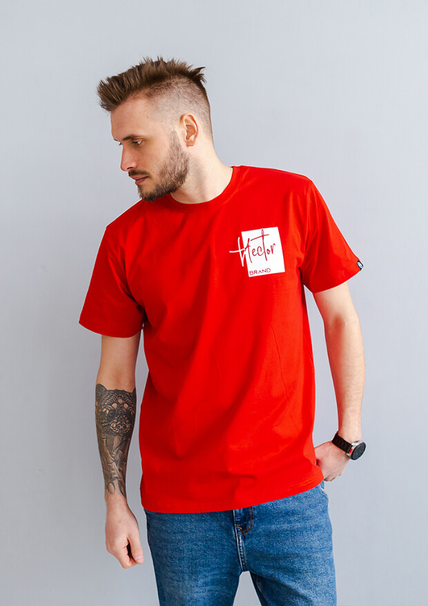 Чоловіча футболка великих розмірів hector brand 23017