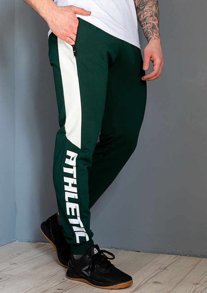 Чоловічі спортивні штани з принтом athletic 17454
