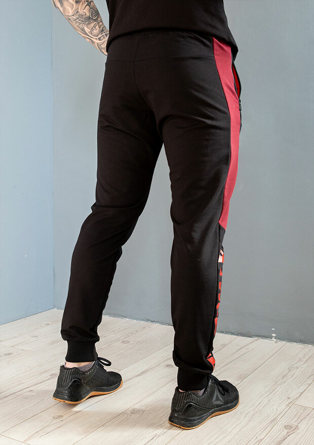 Чоловічі спортивні штани з принтом athletic 17453