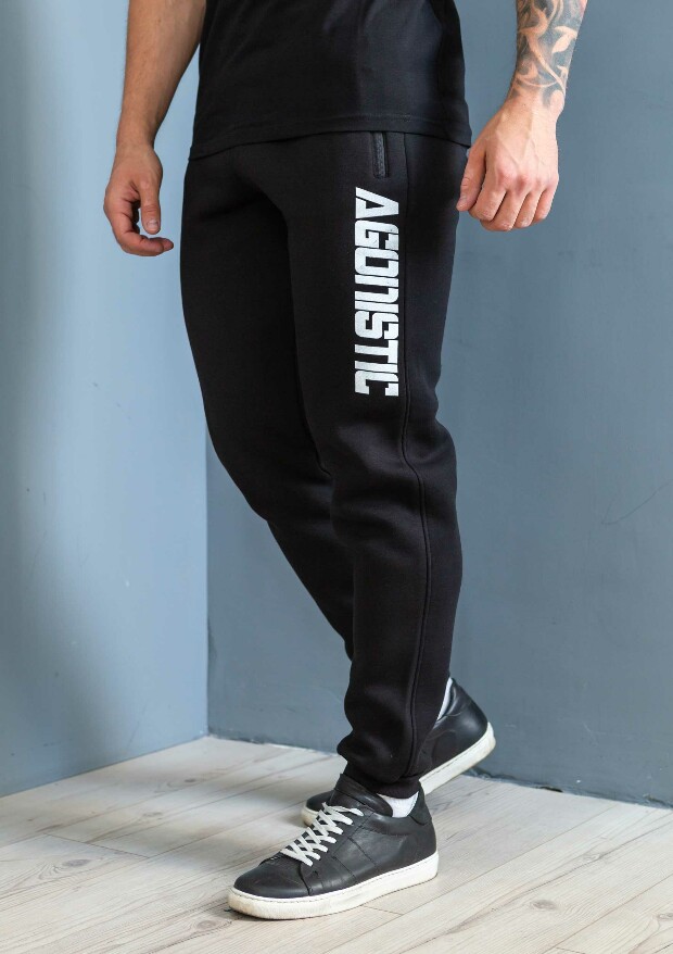 Спортивні штани з принтом agonistic 20302