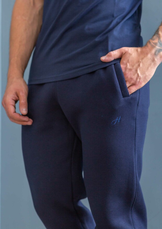 Прямі теплі спортивні штани 20304