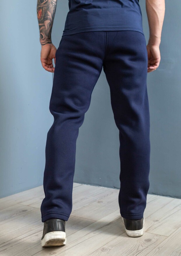 Прямі теплі спортивні штани 20304