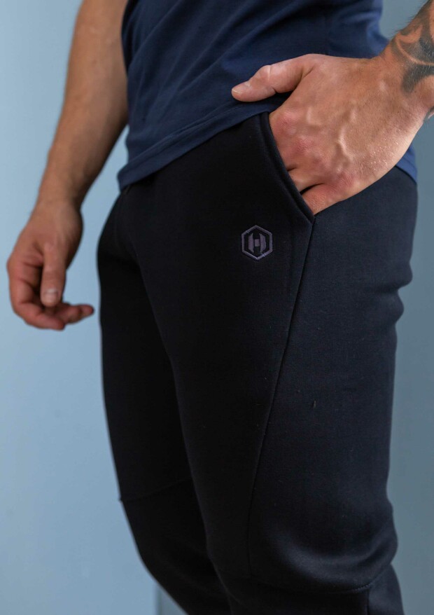 Теплі чоловічі спортивні штани hector 30650