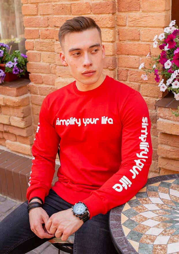 Чоловічий світшот simplify your life 17091