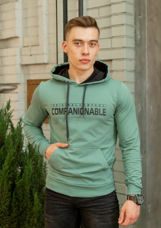 Чоловіча толстовка з капюшоном companionable 17213