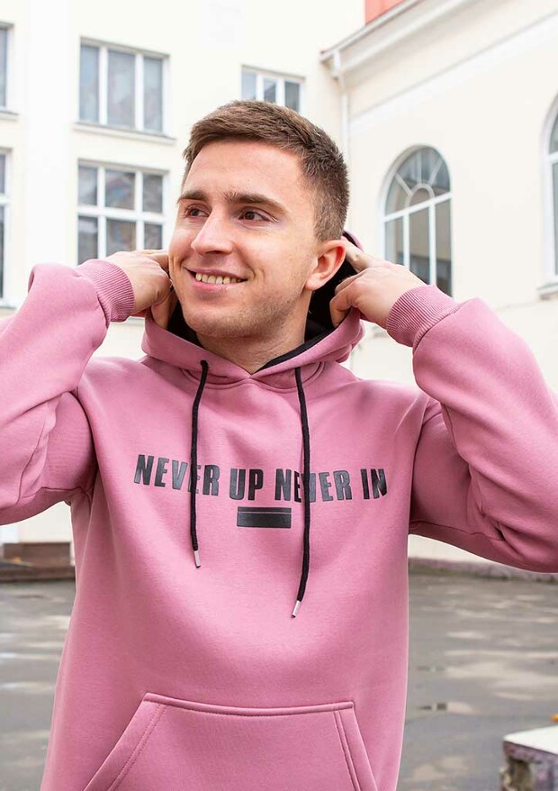 Чоловіче худі never up never in 30007
