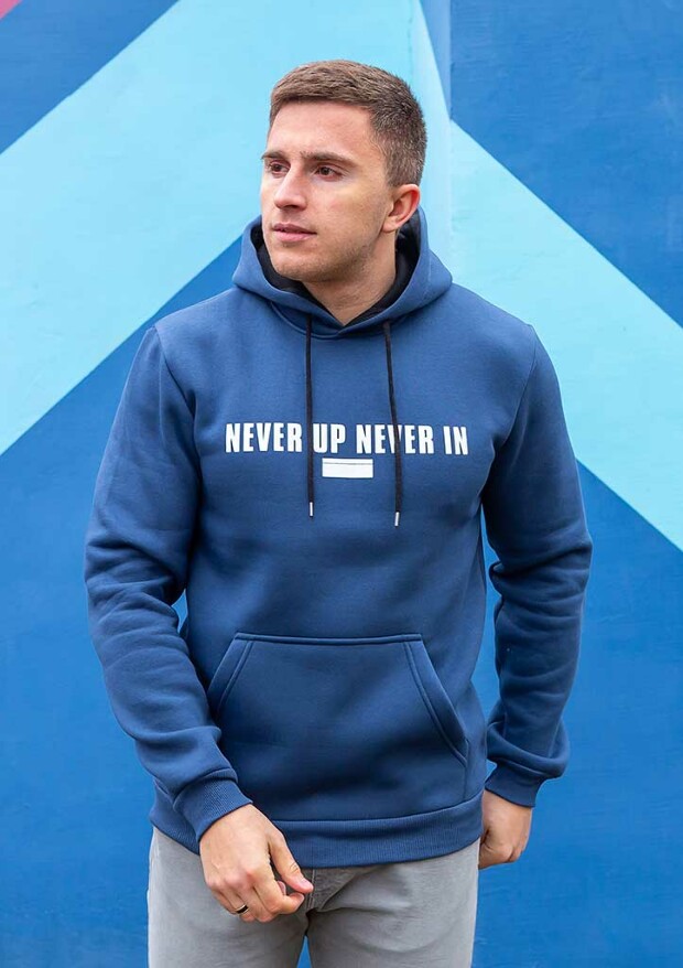 Чоловіче худі never up never in 30007
