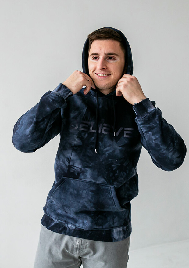 Чоловіча толстовка худі believe 30024