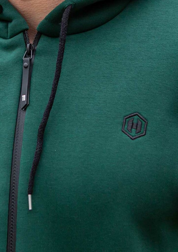 Кофта великих розмірів з блискавкою 30501