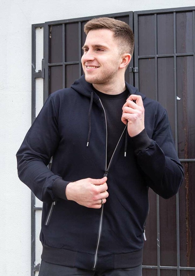 Батальная кофта на молнии с вышивкой hector 18151