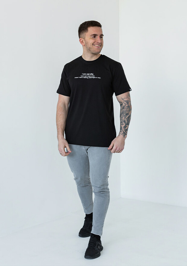 Мужская футболка больших размеров i am not shy 40500