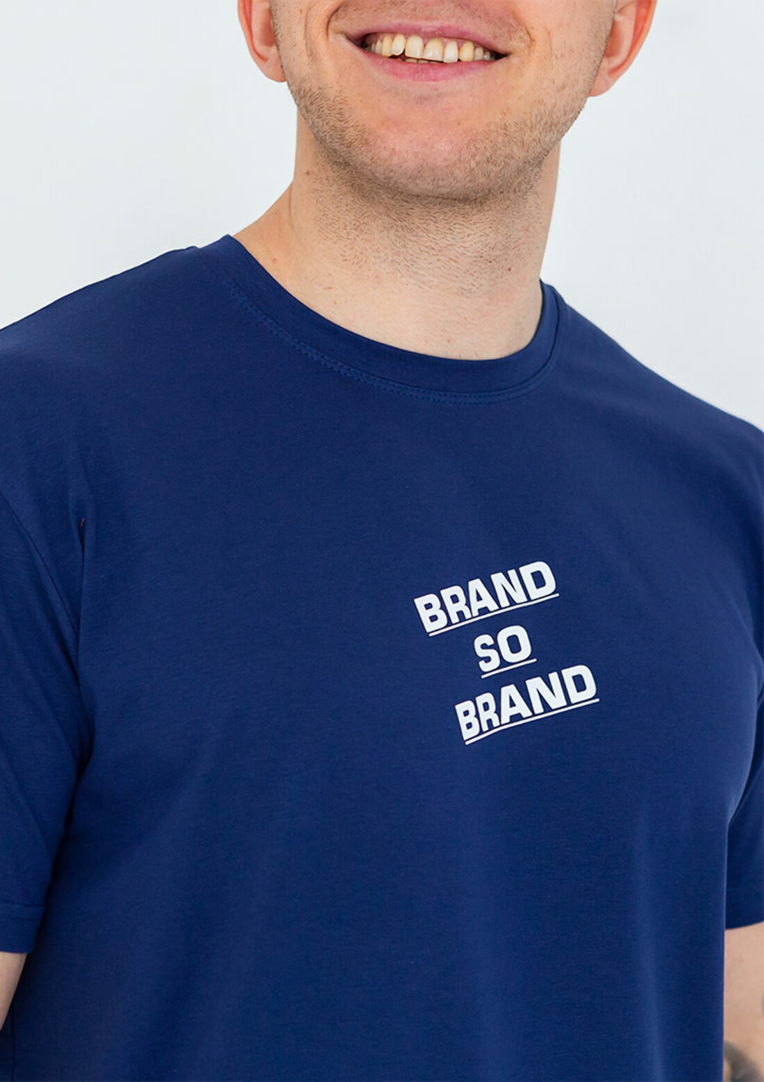 Чоловіча футболка великих розмірів brand so brand 40505