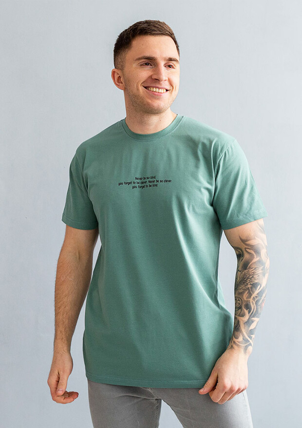 Чоловіча футболка великих розмірів never be 40506