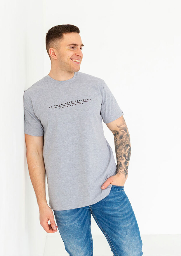 Чоловіча футболка size+ believes 40507