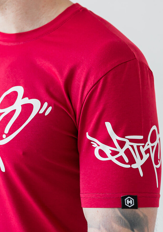 Мужская футболка с оригинальным принтом 40000