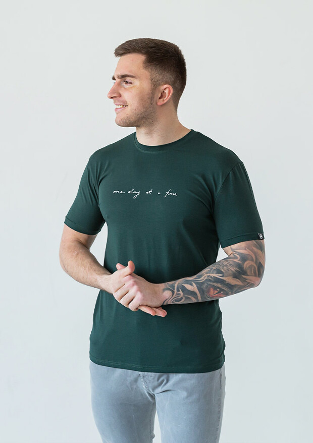 Мужская футболка  one day 40014