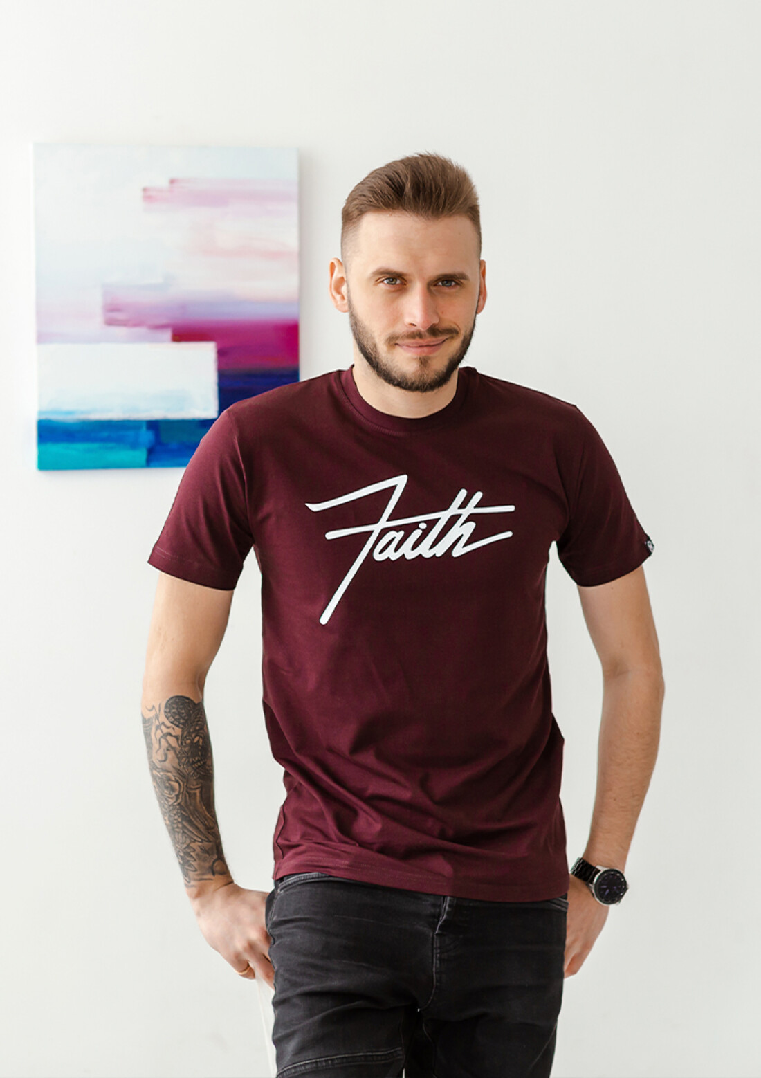 Чоловіча футболка faith 40041