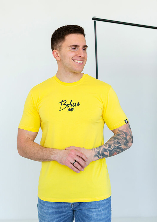 Чоловіча футболка believe me 40045