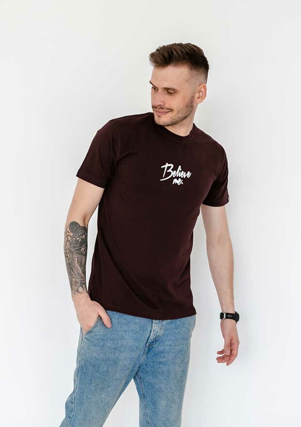 Чоловіча футболка believe me 40045