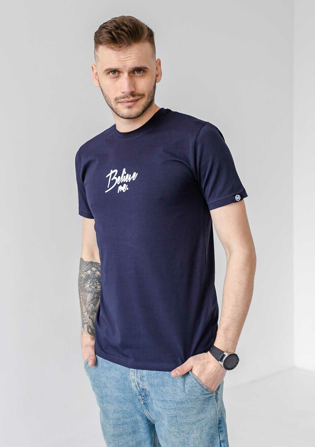 Чоловіча футболка believe me 40045