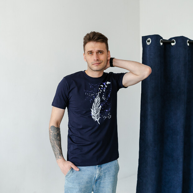 Мужская футболка с оригинальным принтом 40052