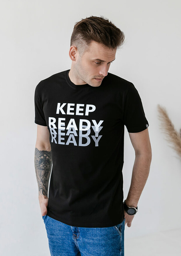 Мужская футболка keep ready 40055