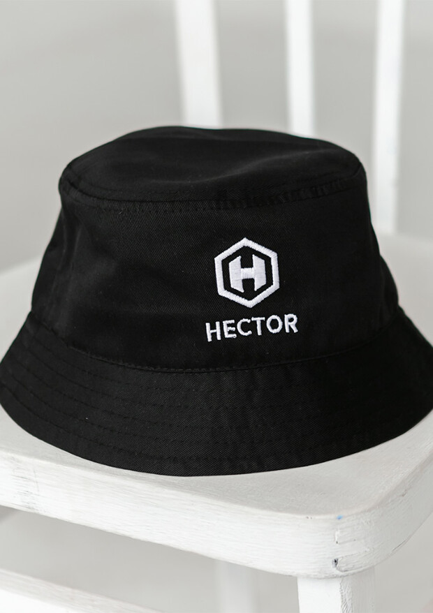 Панама з вишивкою і лого hector 00201