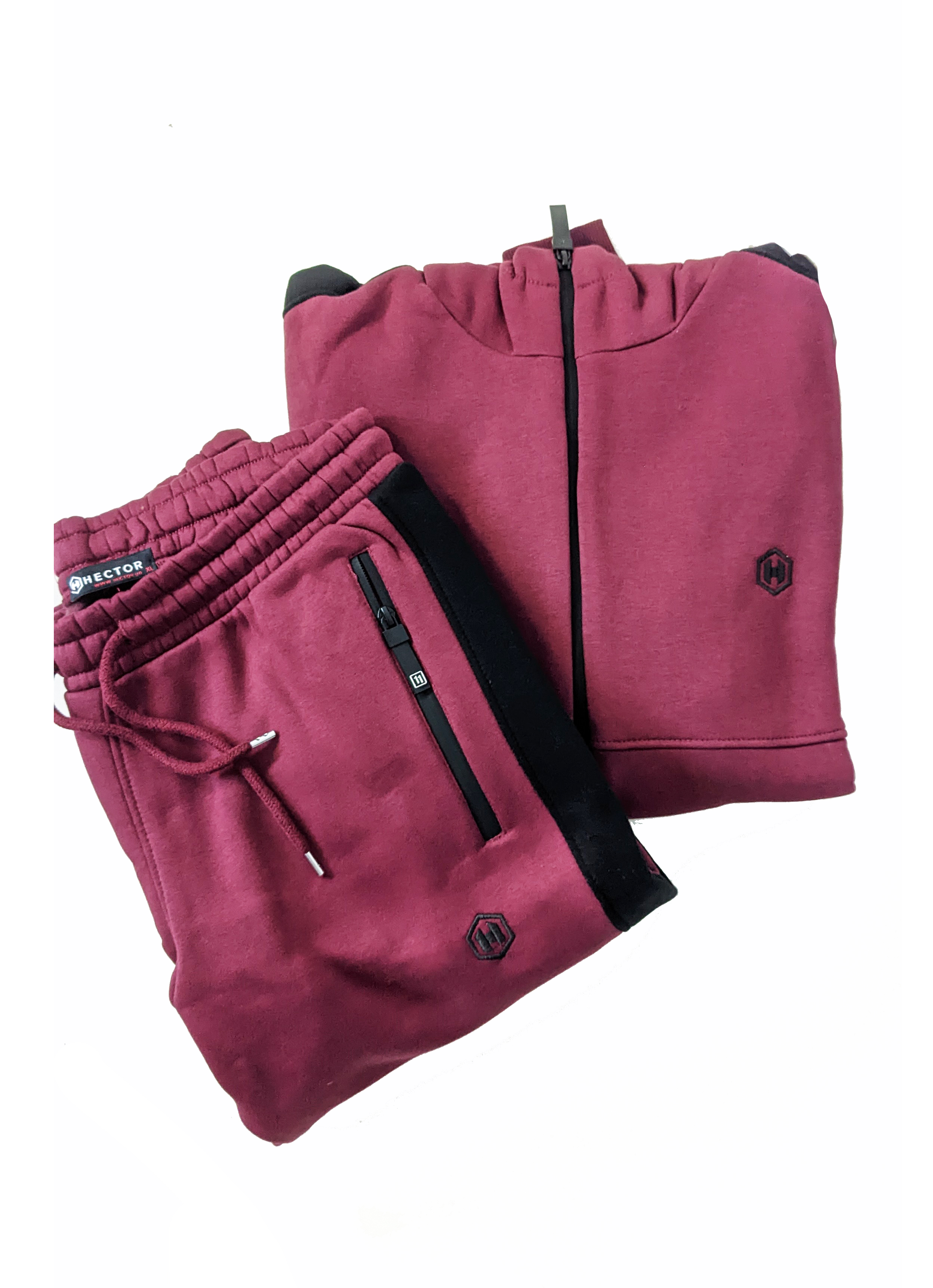 Теплый спортивный костюм с лампасами 30550