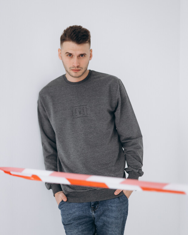 Чоловічий світшот великих розмірів level 18013