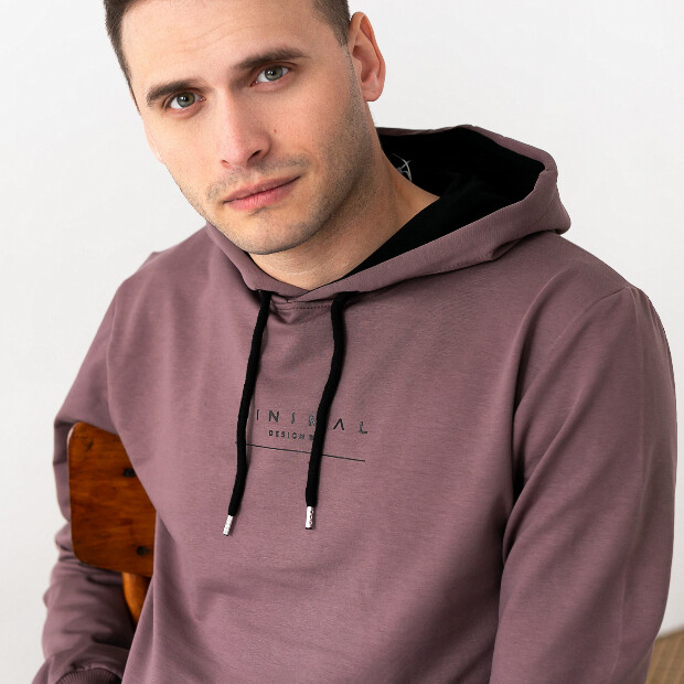 Трендовое худи мужское minimal 17266