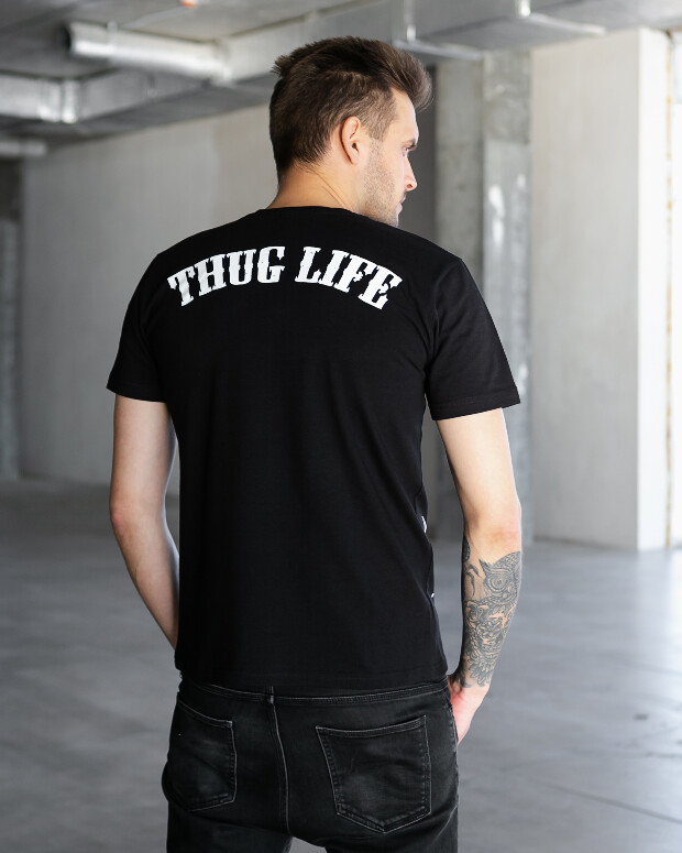 Чоловіча футболка thug life 40136