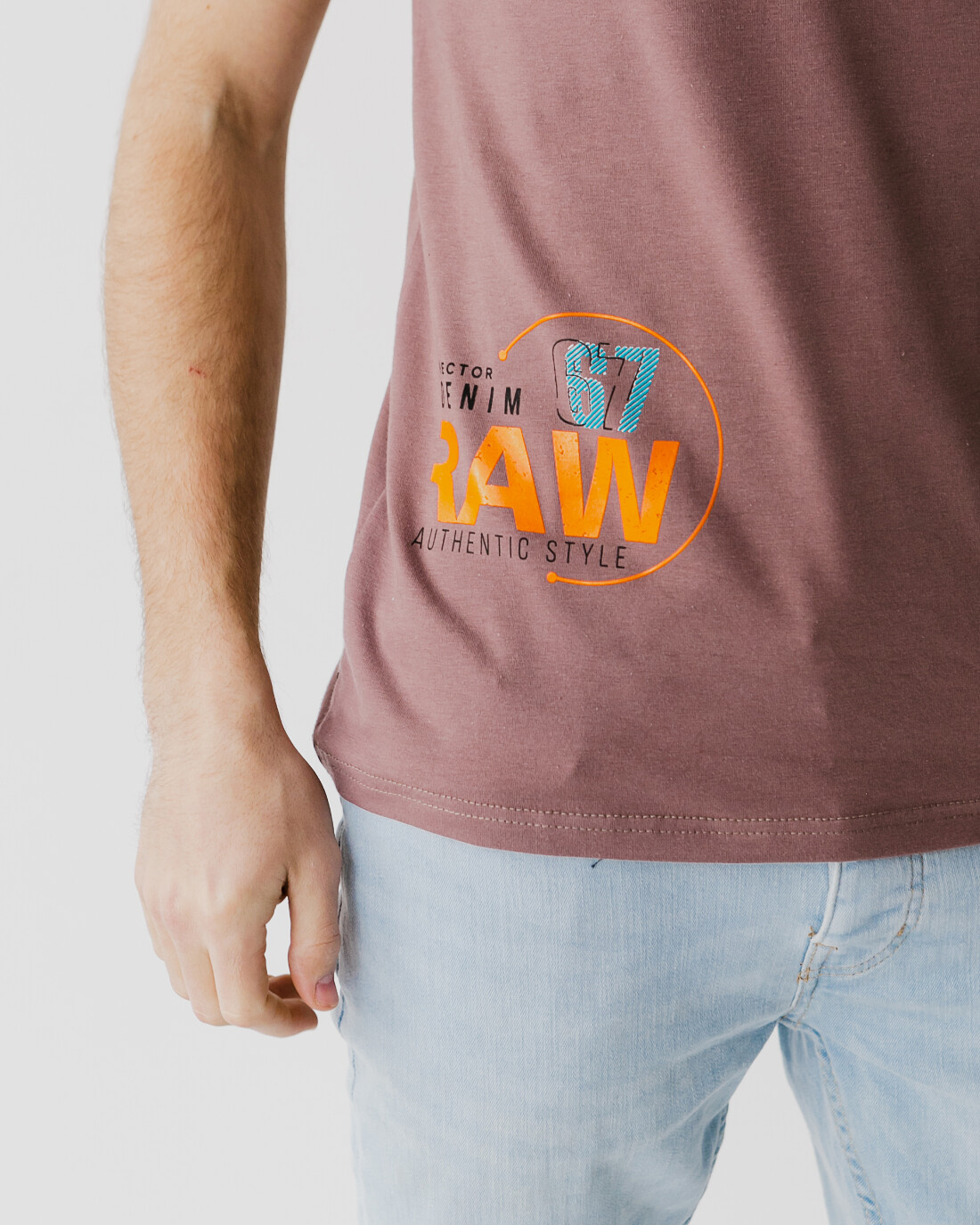 Мужская футболка raw 67 40137