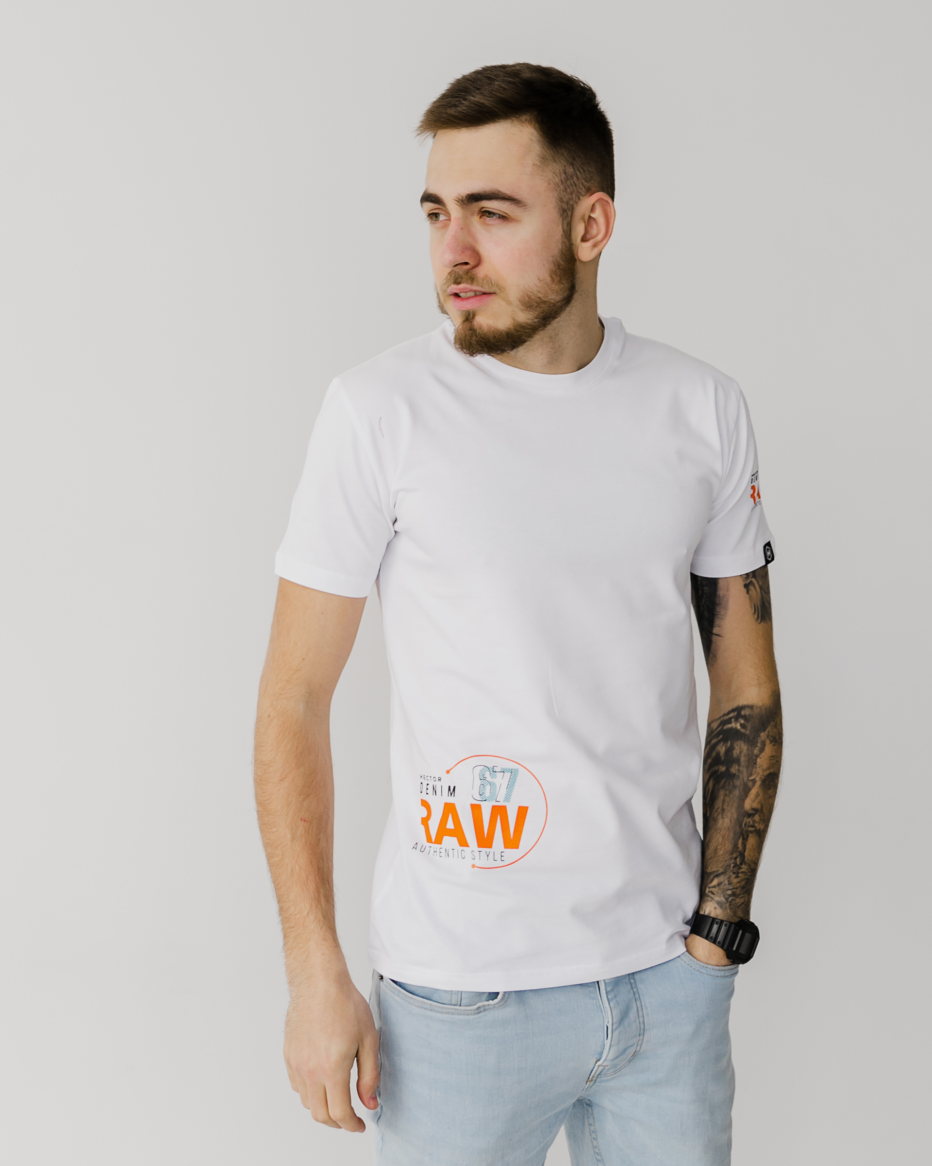 Чоловіча футболка raw 67 40137