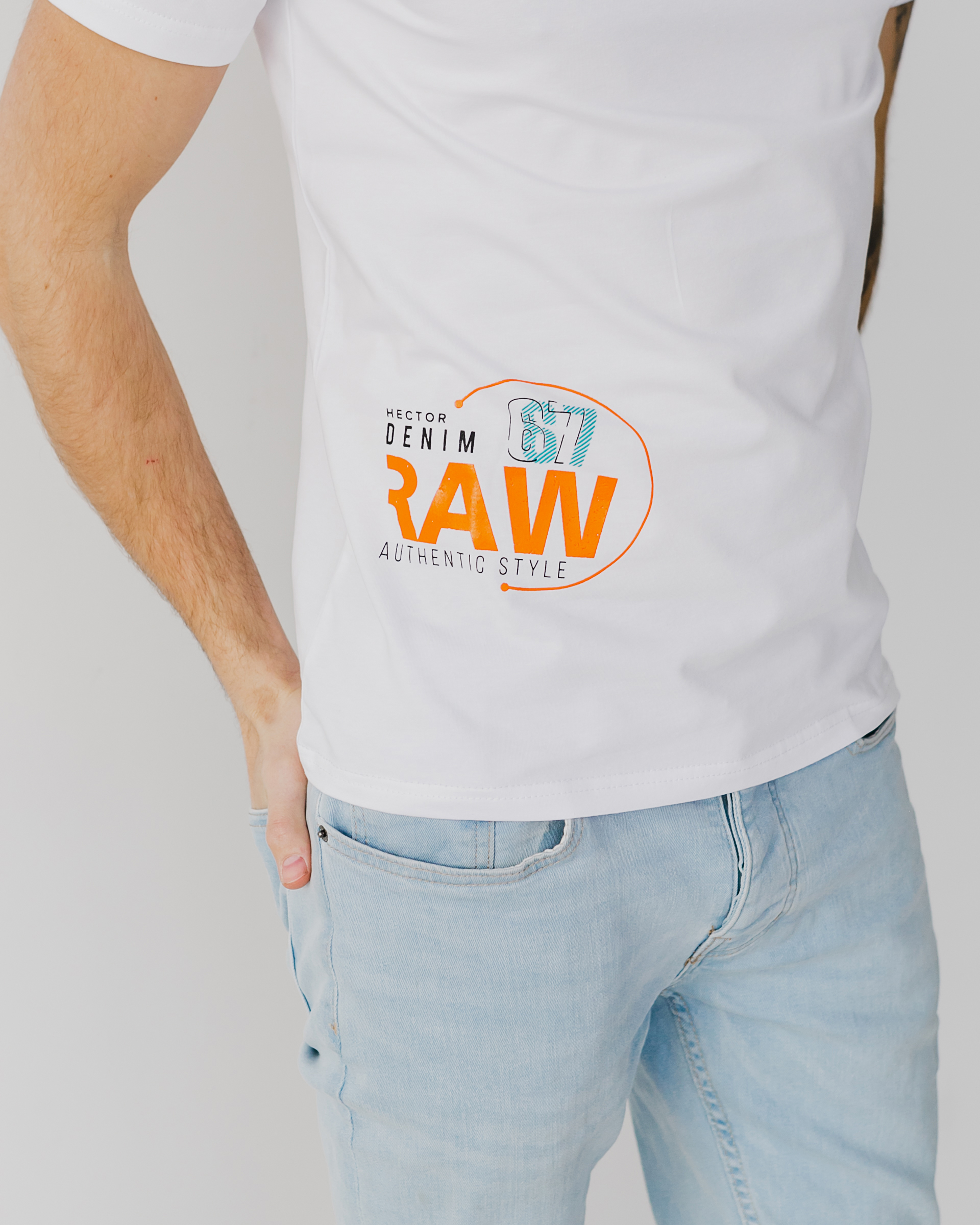 Мужская футболка raw 67 40137