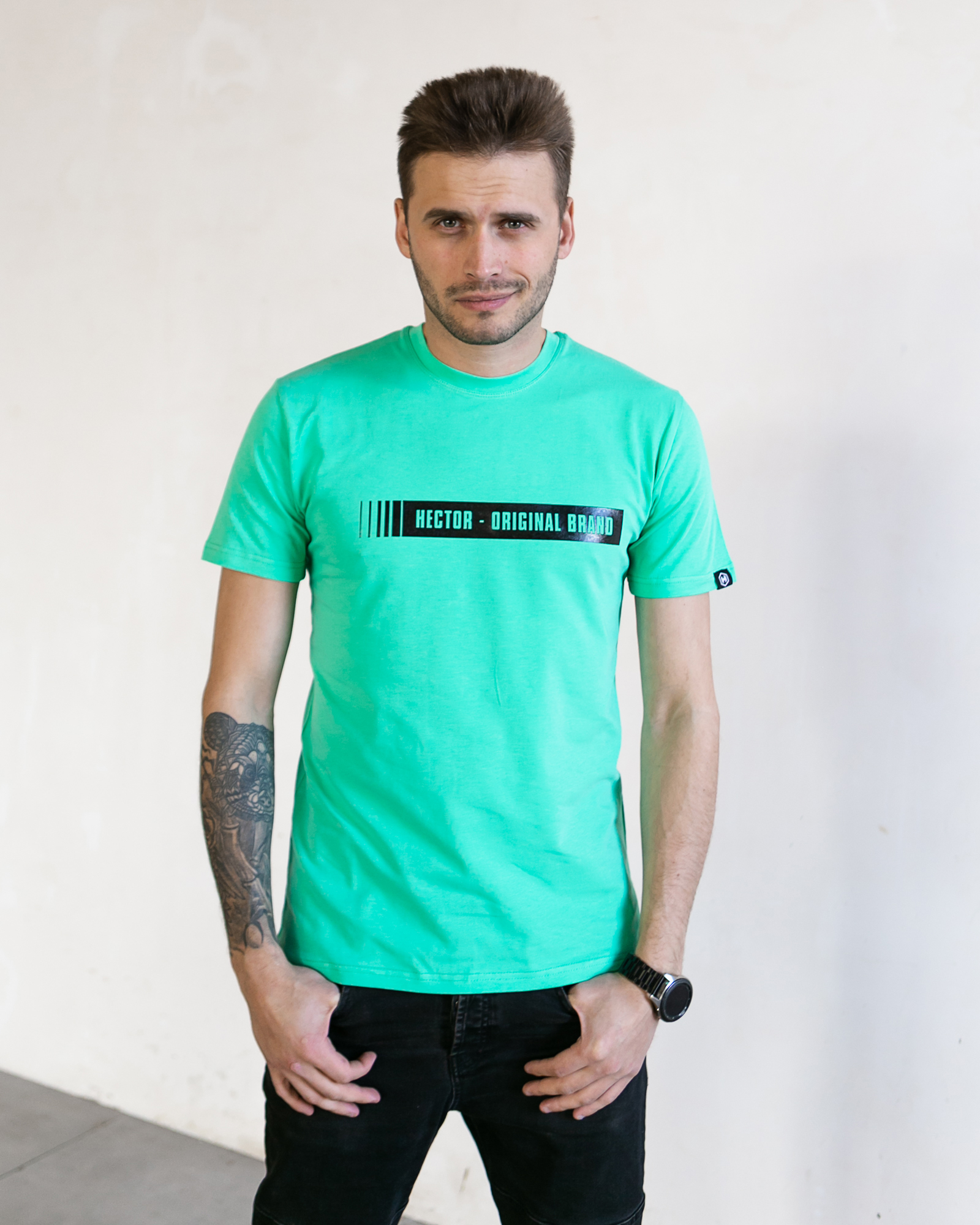 Мужская футболка hector-or. brand 40139