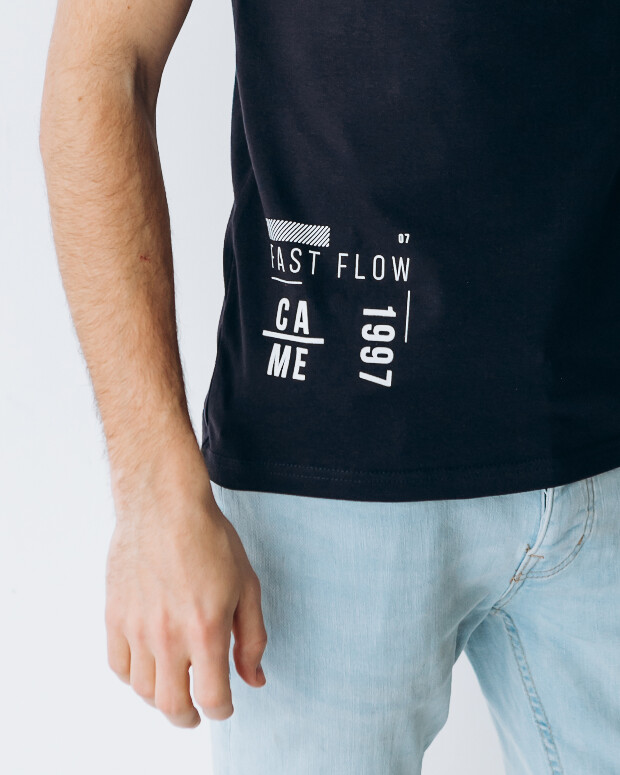 Хлопковая мужская футболка chicago 40168