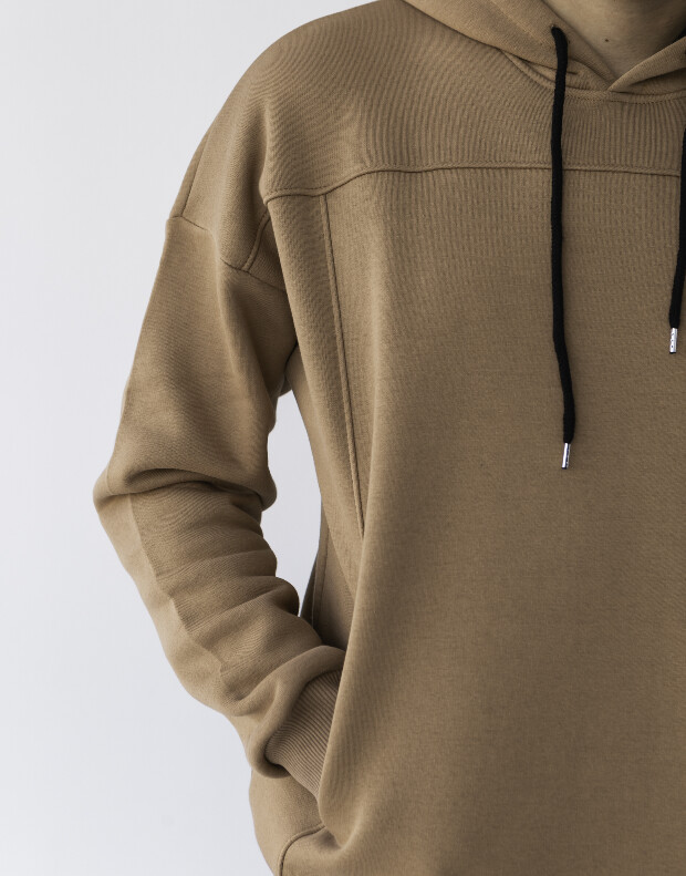 Стильне тепле чоловіче худі оверсайз 30075