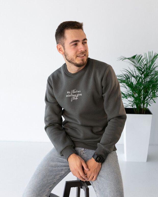 Теплый свитшот my work... 30353