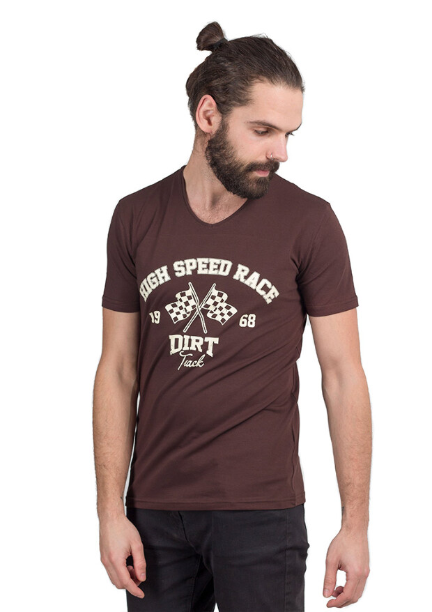 Мужская футболка dirt high speed race 5003