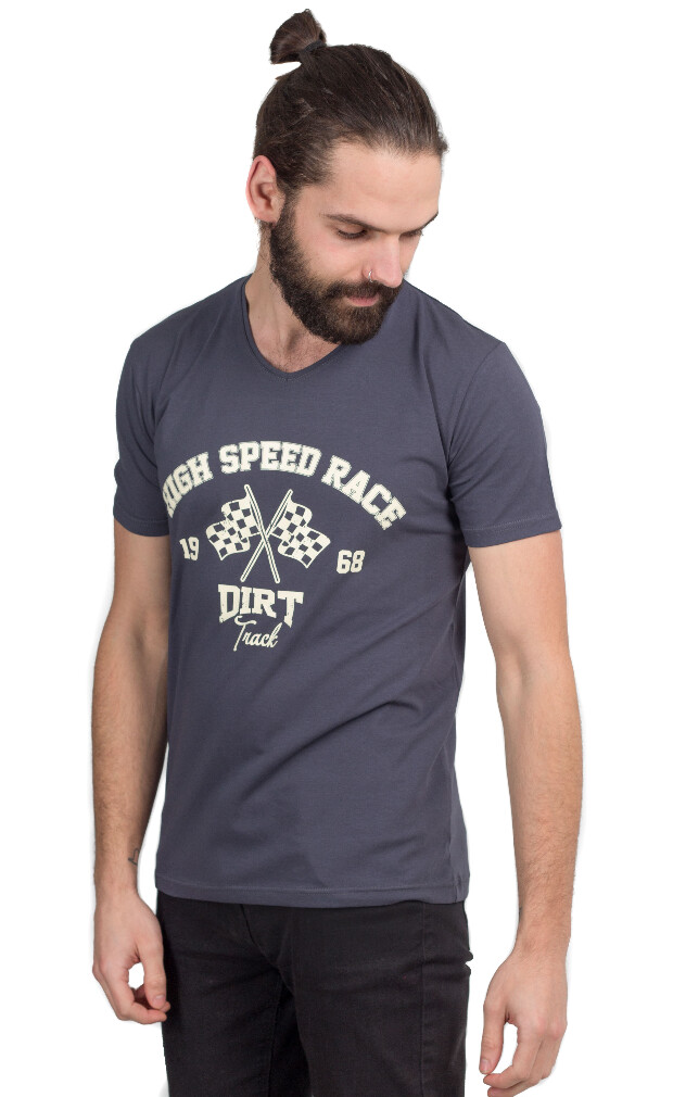 Мужская футболка dirt high speed race 5003
