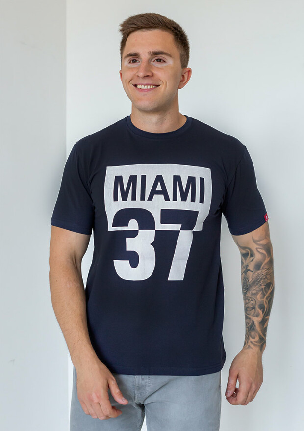 Мужская футболка miami 37 5011