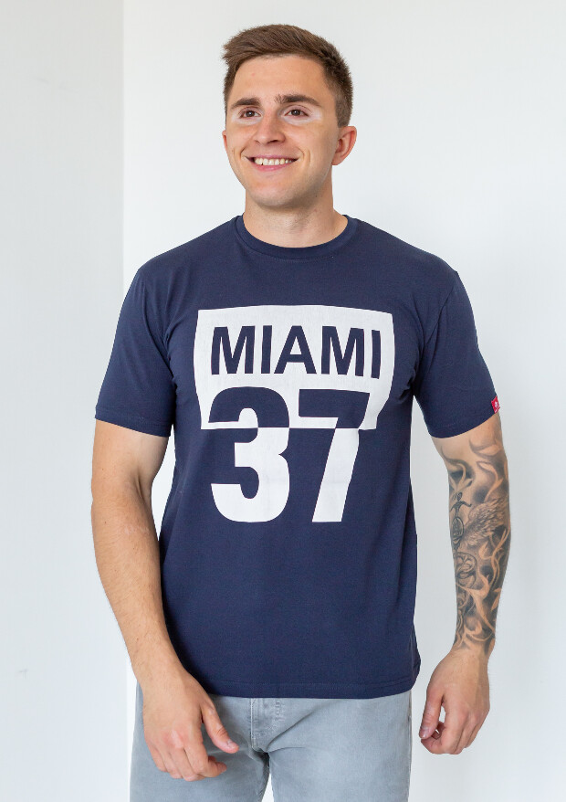Мужская футболка miami 37 5011