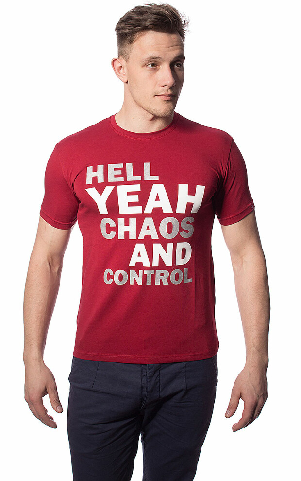 Футболка hell yeah chaos and control 5025