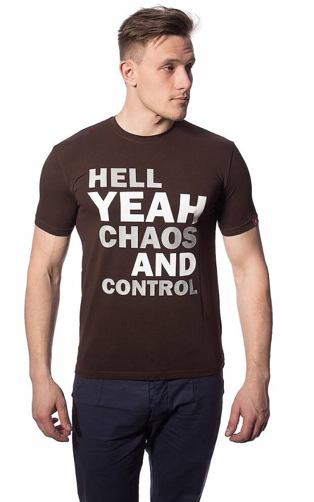Футболка hell yeah chaos and control 5025