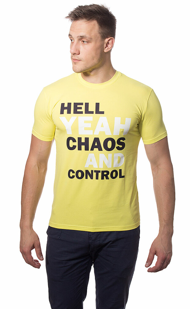 Футболка hell yeah chaos and control 5025