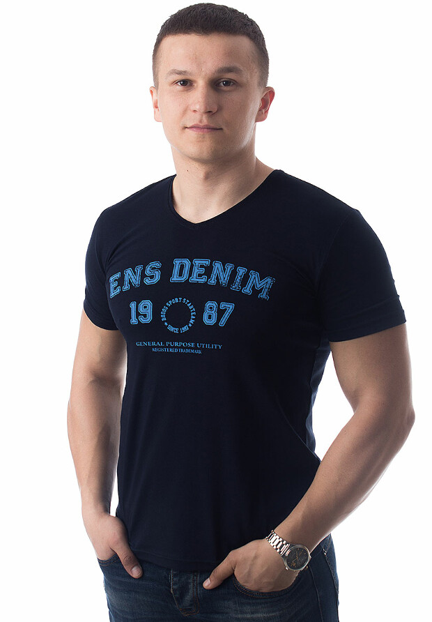 Мужская футболка ens denim 1987 5027