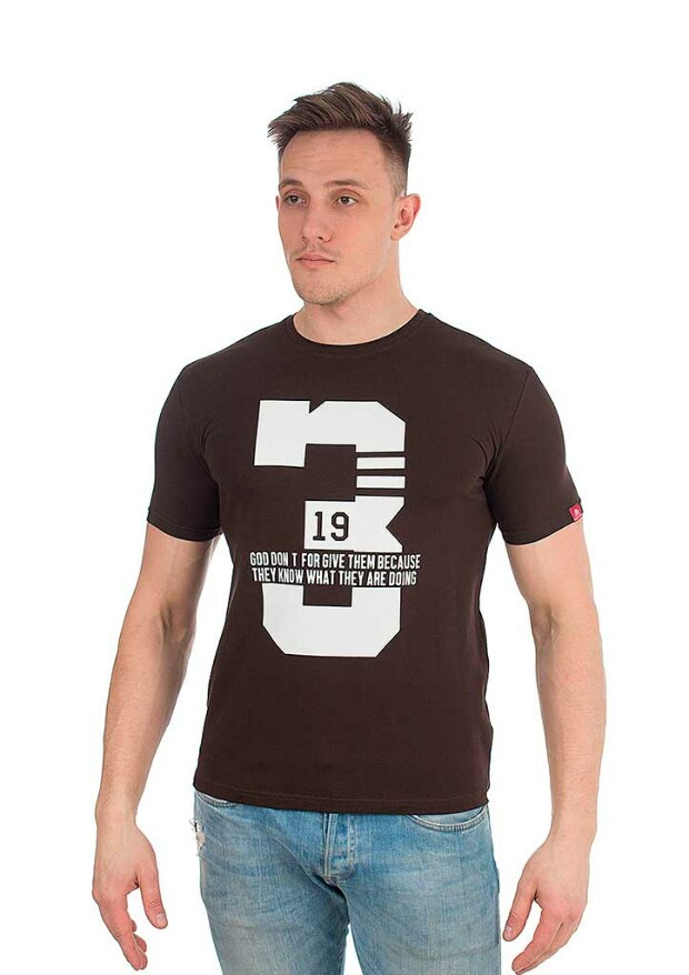 Футболка мужская number 3 5043