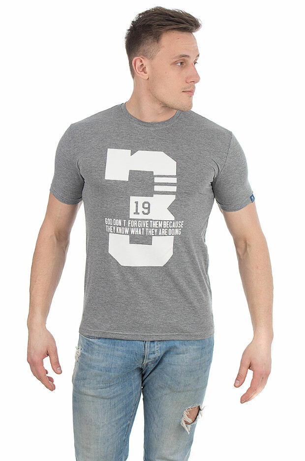 Футболка мужская number 3 5043