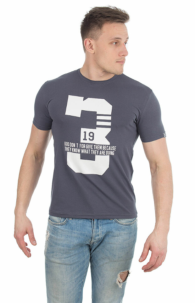 Футболка мужская number 3 5043