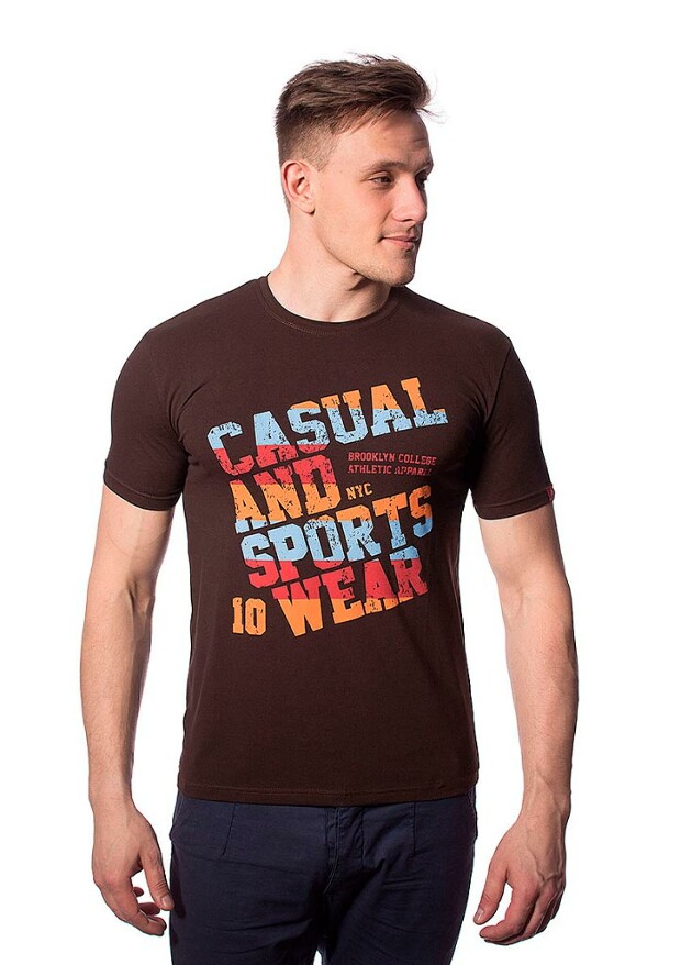 Футболка мужская casual sport wear 5046